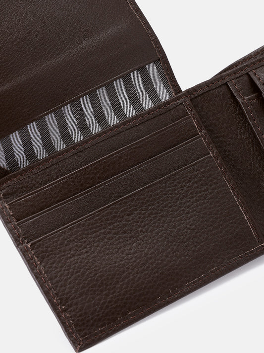 Premium Genuine Leather Bi-Fold Wallet | Sleek Coin Pocket & Card Organizer | Export Quality