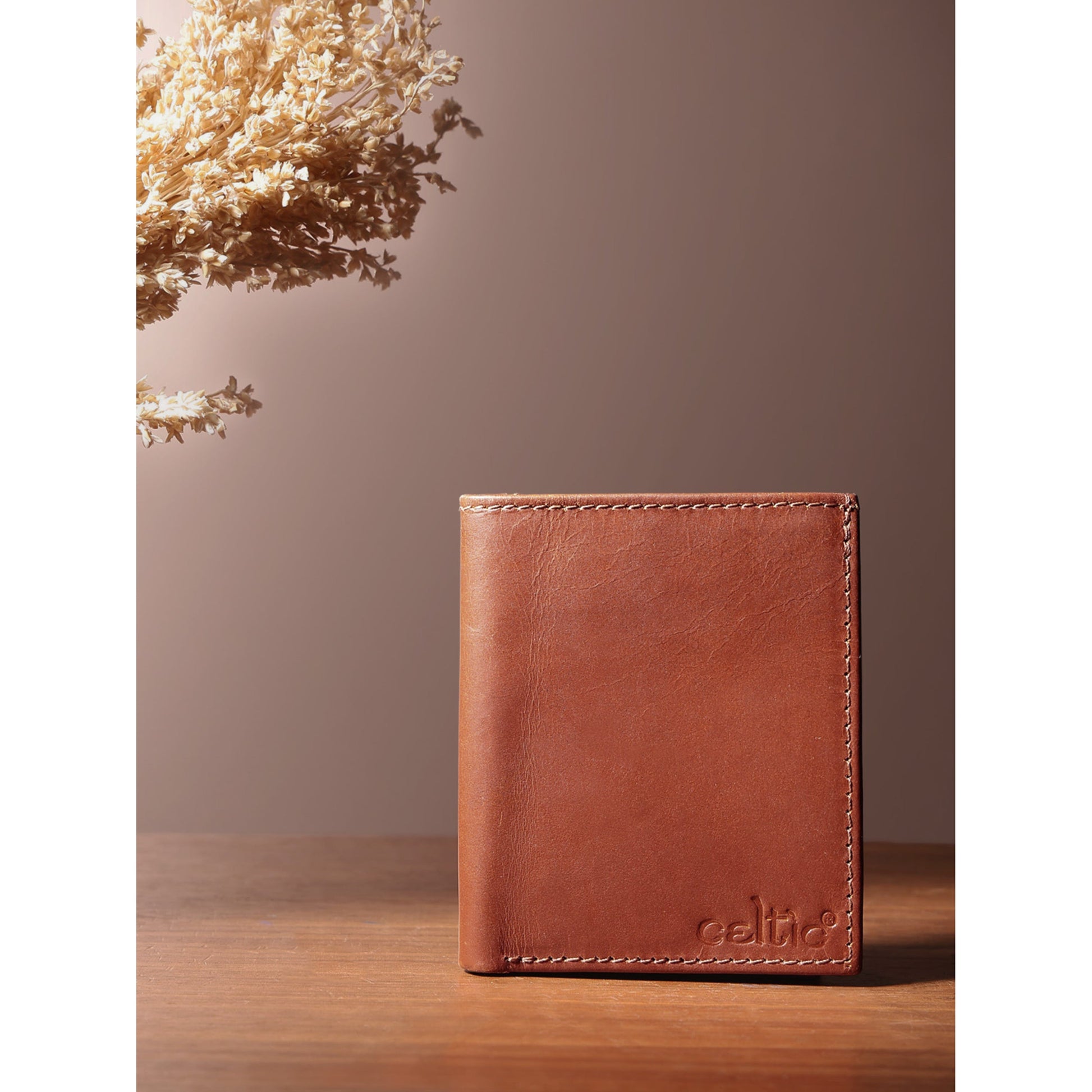 Premium Genuine Leather Wallet with ID Window & Multi Card Slots Slim & Stylish