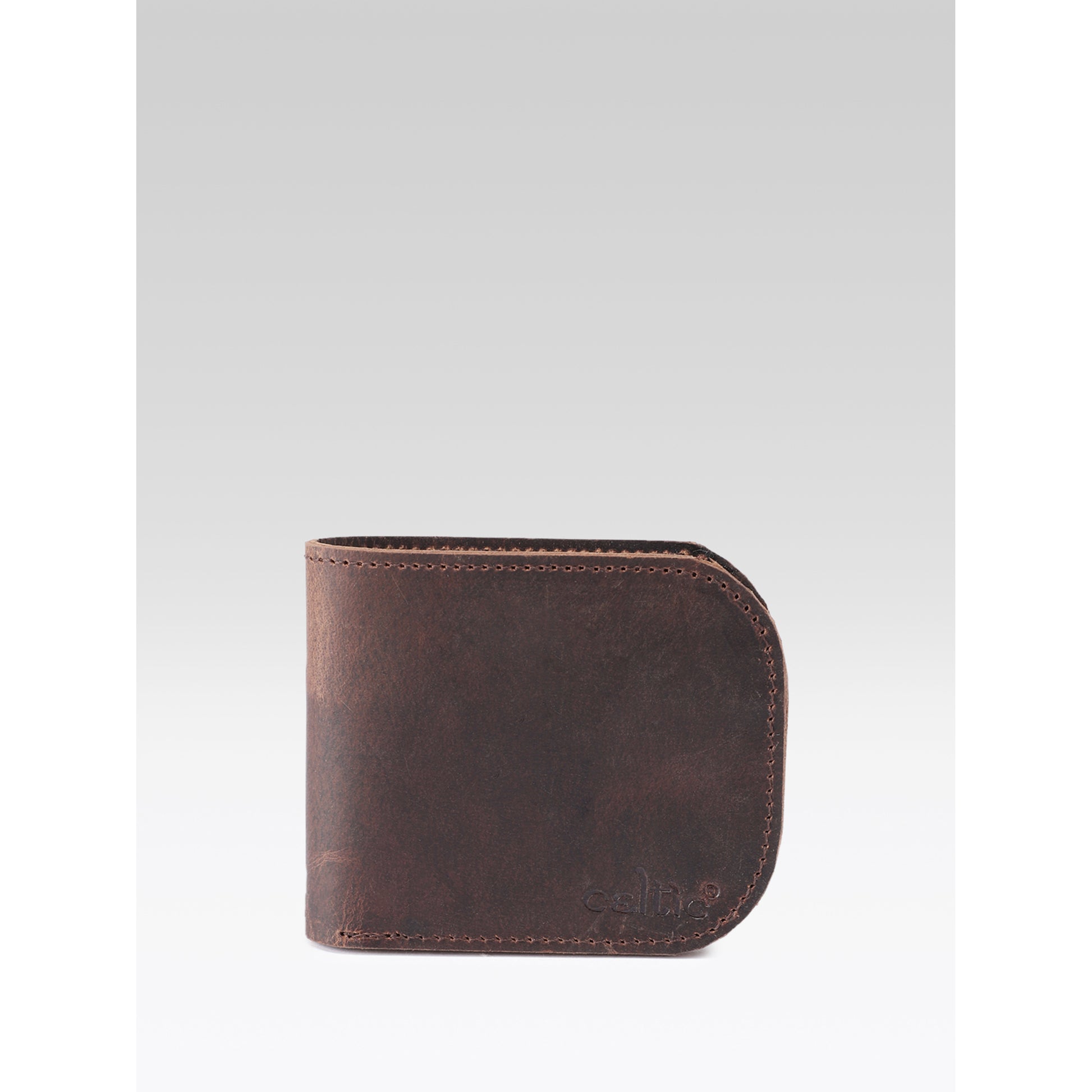 Premium Dual tone Genuine Leather Slim Bi-Fold Wallet
