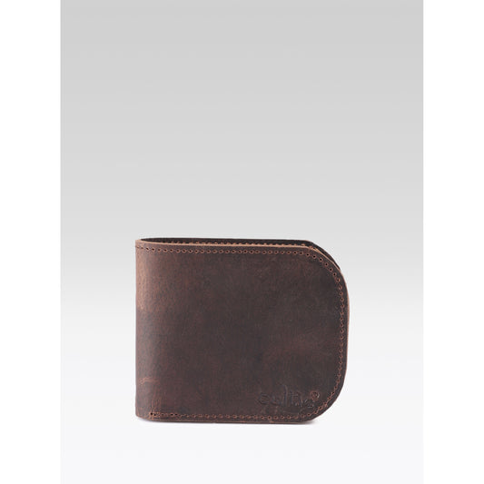 Premium Dual tone Genuine Leather Slim Bi-Fold Wallet