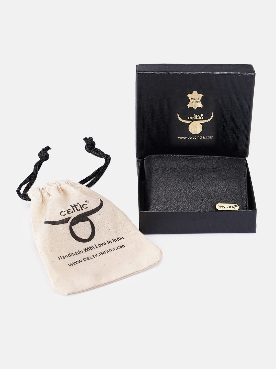 Premium Genuine Leather Bi-Fold Wallet | Sleek Coin Pocket & Card Organizer | Export Quality