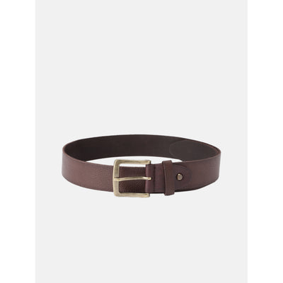 Men Genuine Leather  Waist Accessory Silver Buckle Casual Formal