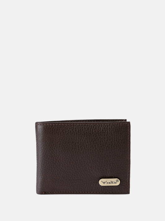 Premium Genuine Leather Bi-Fold Wallet | Sleek Coin Pocket & Card Organizer | Export Quality