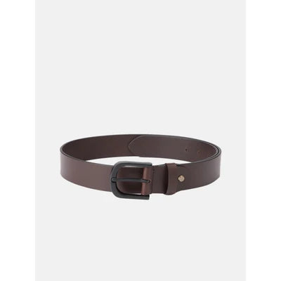 Premium Genuine Leather Belt & Wallet Combo – Classic Brown