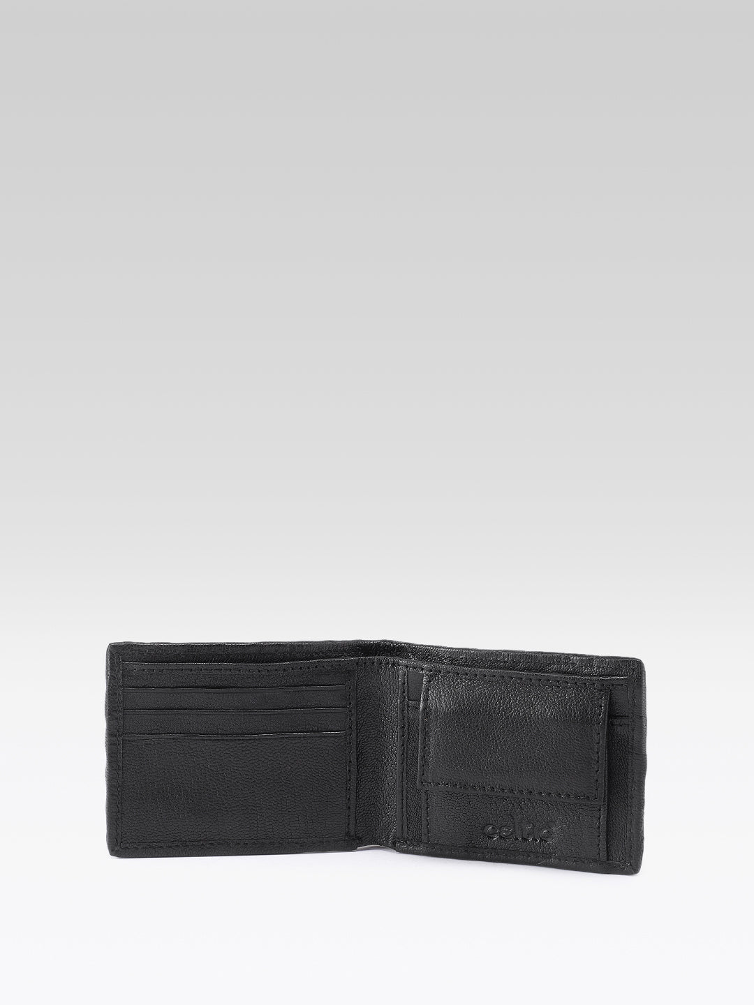Premium Hand-Woven Leather Wallet with Coin Pocket & Multi-Card Storage by Celtic