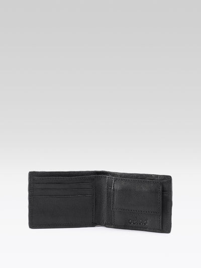 Premium Hand-Woven Leather Wallet with Coin Pocket & Multi-Card Storage by Celtic