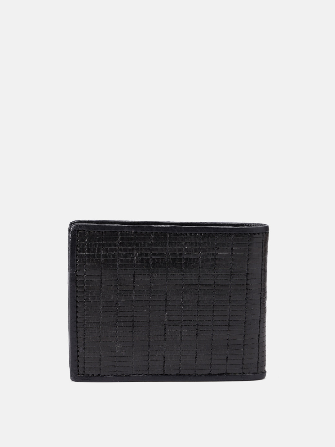 Celtic Genuine Leather Bi-Fold Wallet with Coin Pocket Black