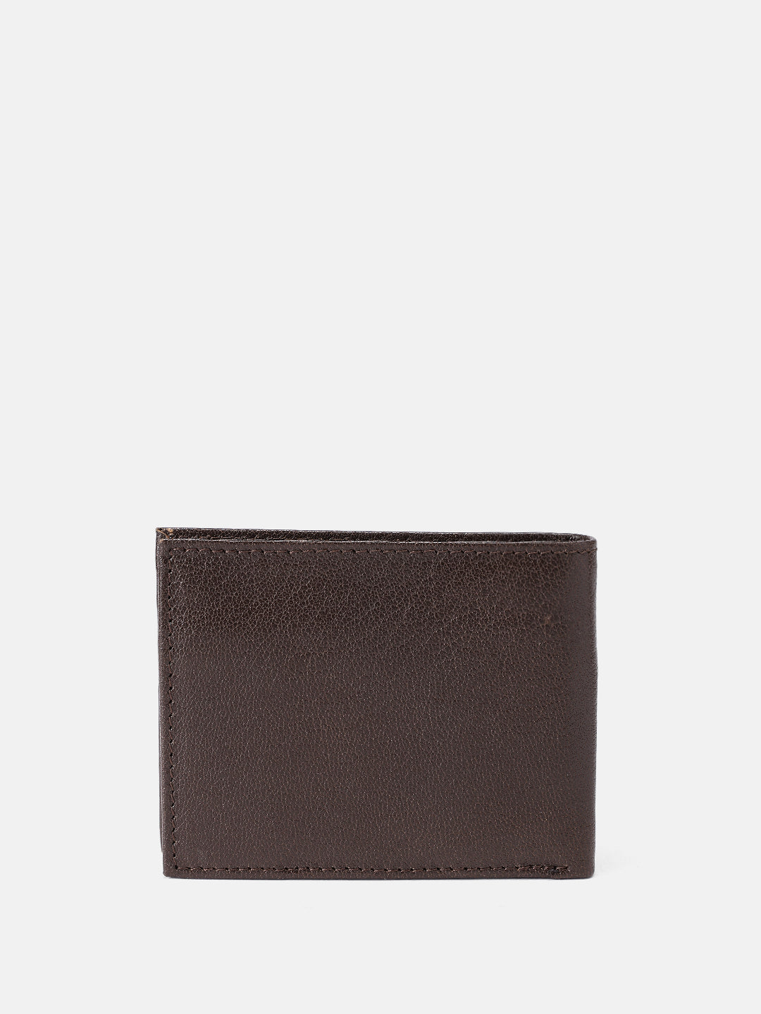 Premium Genuine Leather Bi-Fold Wallet with Flip ID Window