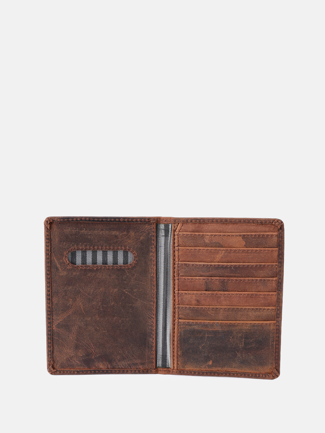 Premium Vintage Brown  Leather Card Holder Wallet Slim & Stylish