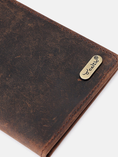 Premium Vintage Brown  Leather Card Holder Wallet Slim & Stylish