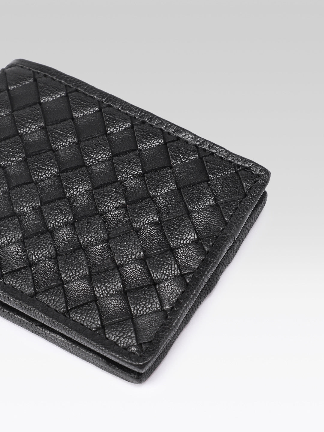 Premium Hand-Woven Leather Wallet with Coin Pocket & Multi-Card Storage by Celtic