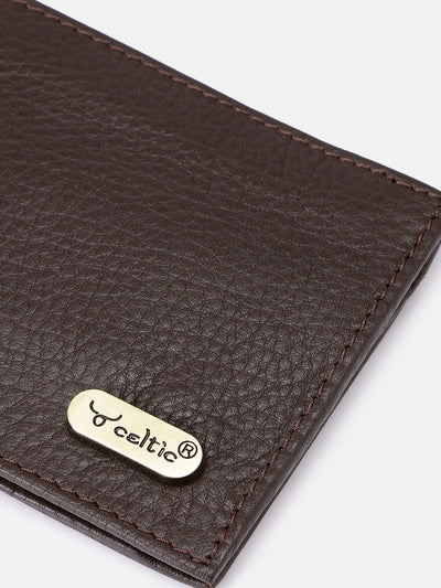 Premium Genuine Leather Bi-Fold Wallet | Sleek Coin Pocket & Card Organizer | Export Quality