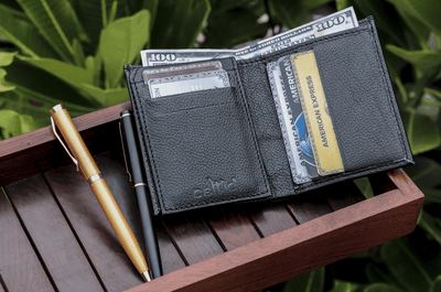 Introducing our Black Leather Wallet ƒ???????? A Timeless Classic - CELTICINDIA