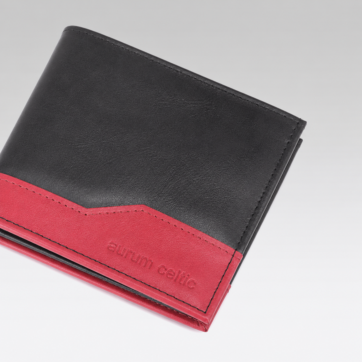 Premium Black Leather Wallet for Men | with ID Window & Secure Coin Pocket