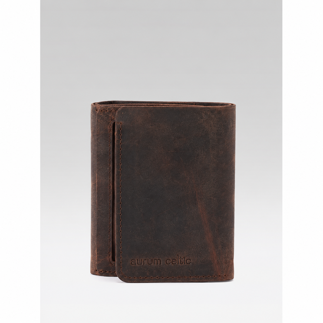 Premium Vintage Leather Trifold Wallet | Stylish Slim Card Holder for Men with Multiple Slots