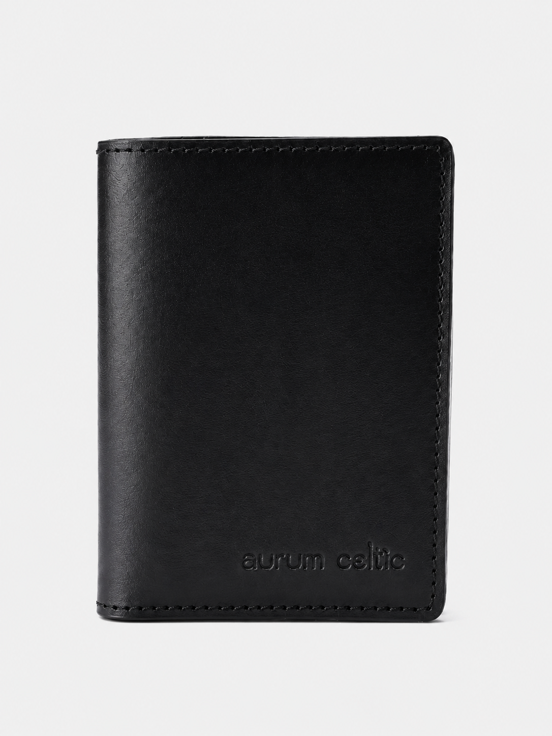 Premium Genuine Leather Belt & Wallet Combo – Classic Black
