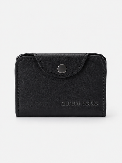 Premium Genuine Leather Belt & Wallet Combo – Black Gift Set