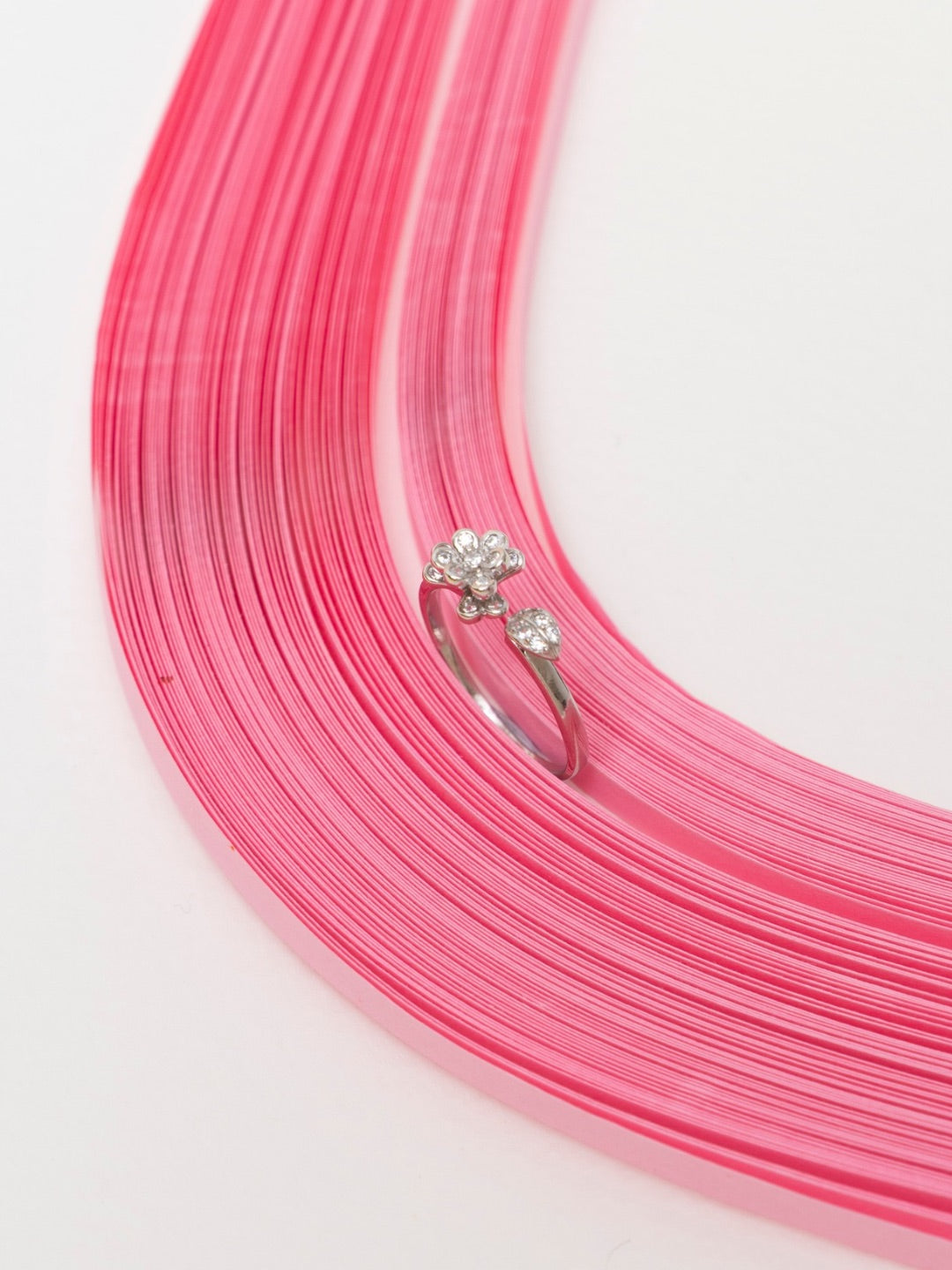 American Diamond Valentine Sterling Silver Ring